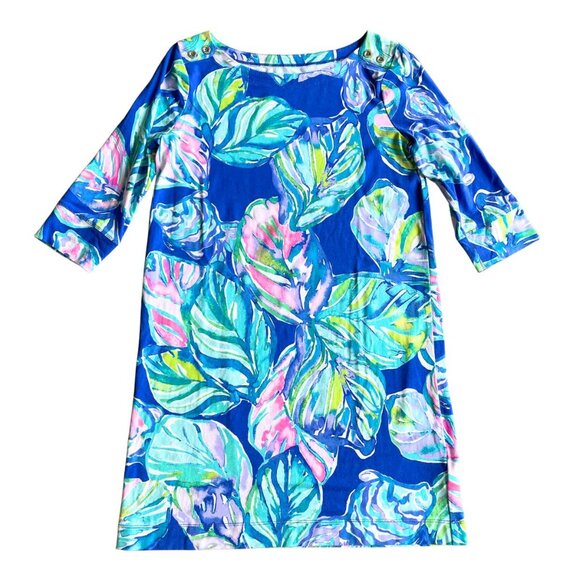 Lilly Pulitzer Girl's Mini Sophie Dress, UPF 50+, Casa Del Sol - Size L (8/10) - Picture 1 of 6